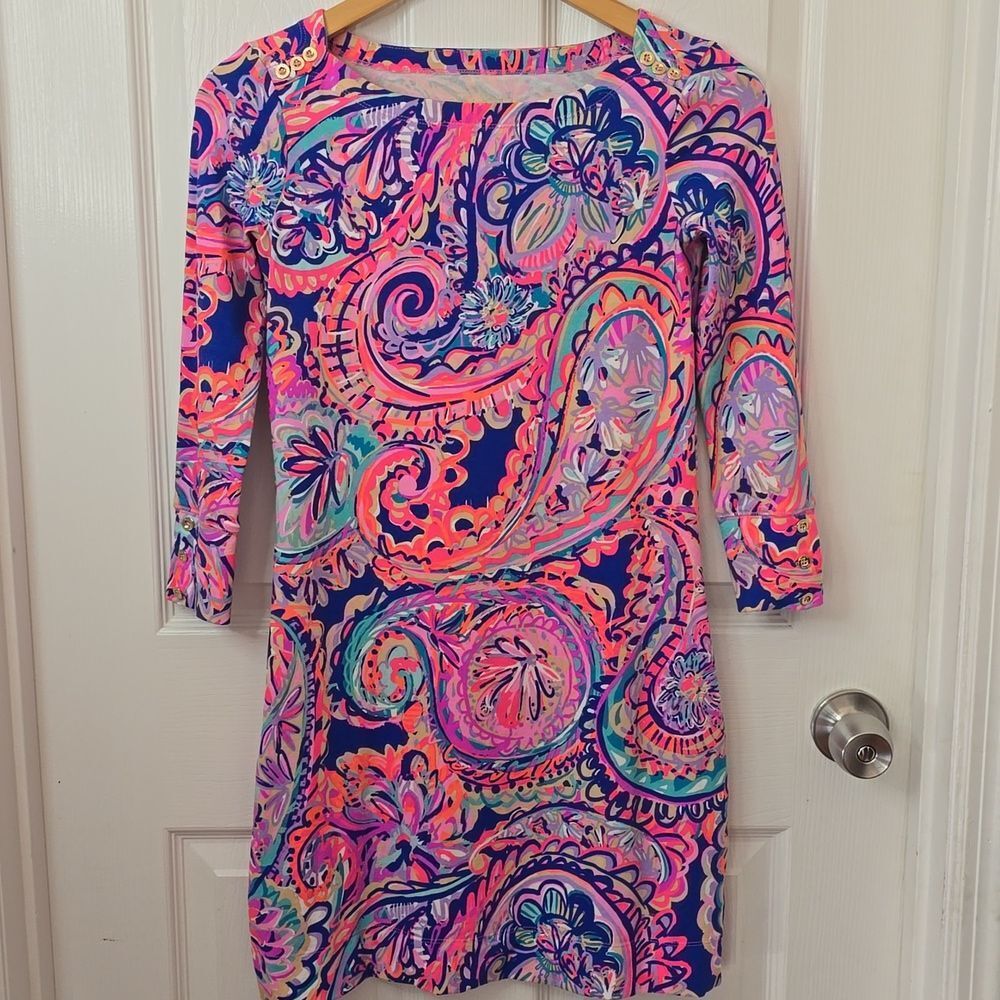 Lilly Pulitzer Colorful Paisley Midi Dress